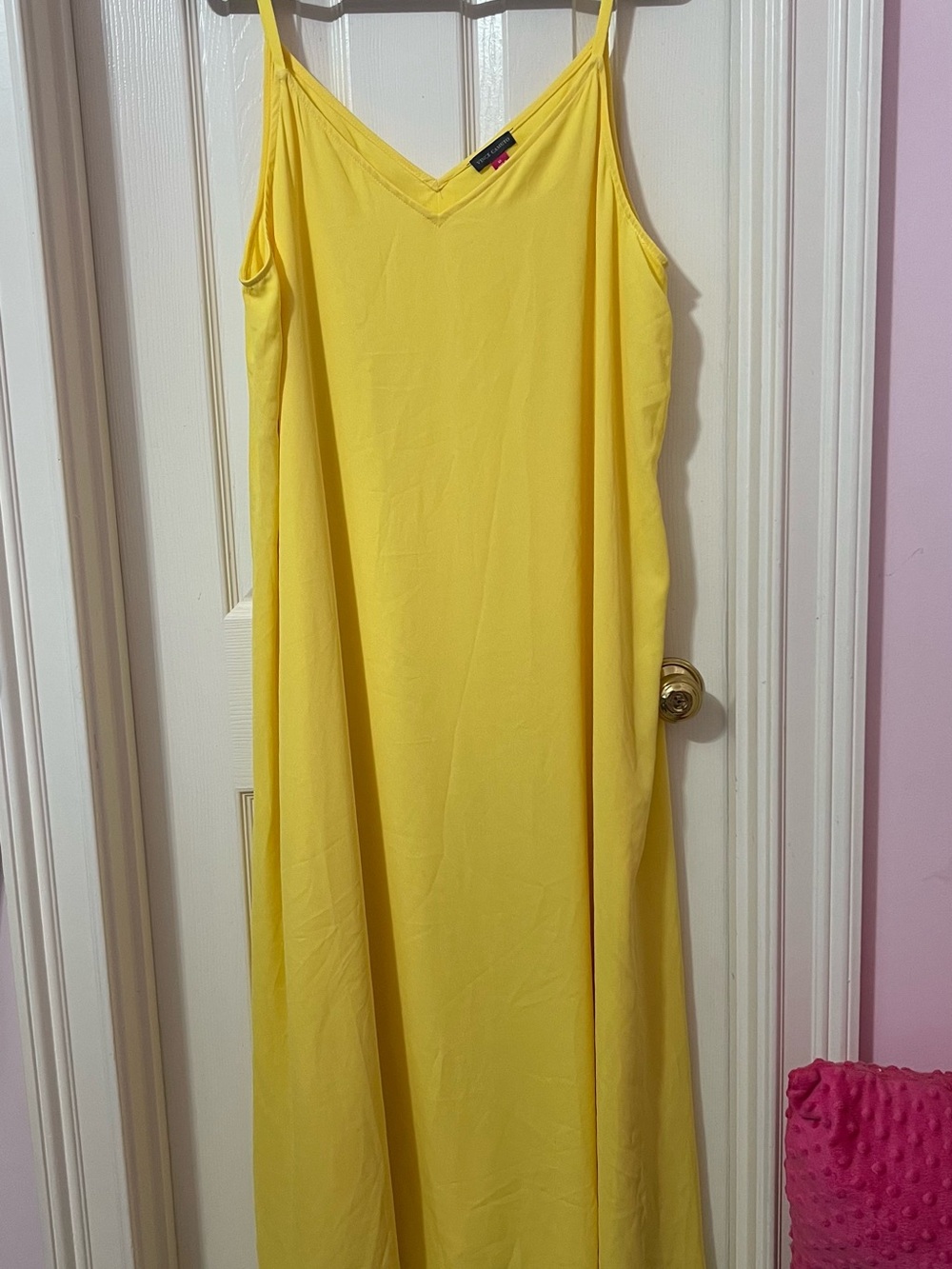 Yellow Maxi Slip Dress